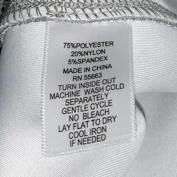 Anthropologie Cynthia Rowley Pants Women's Large Gray Stretchy Wide Leg Casual - Picture 5 of 9